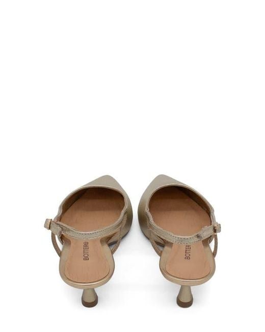 BOTTER Metallic Botolivia Legacy Pointed Toe Slingback Pump