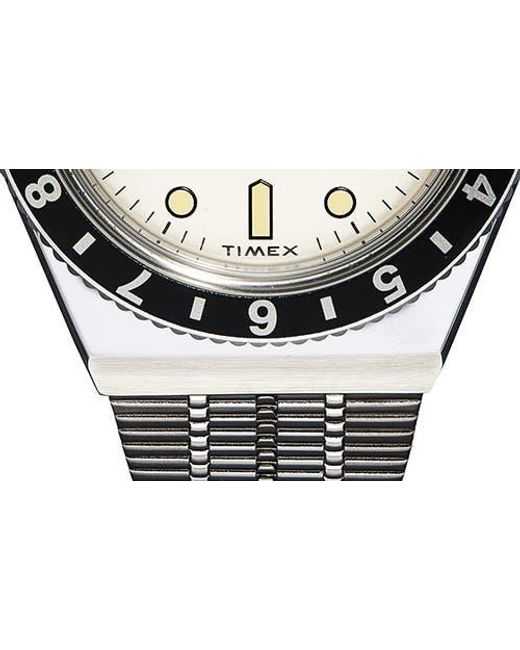 Timex Metallic Q Timex Loser Bracelet Watch, 38Mm for men