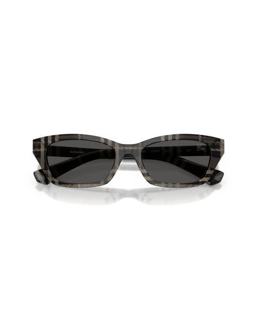 Burberry Gray 52Mm Rectangular Sunglasses