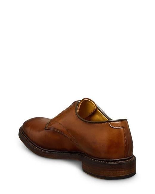 Allen Edmonds Brown Maxwell Reserve Plain Toe Derby Dress Shoe for men
