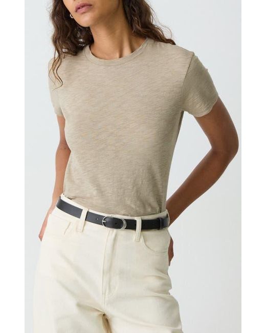 Theory White 2 Nebulous Organic Cotton Tiny Tee
