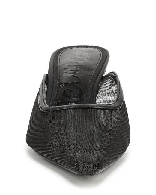Sam Edelman Black Brandy Mesh Pointed Toe Mule