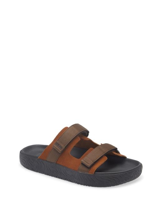 Veja Brown Arpoador Slide Sandal for men