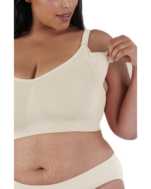 Bravado Designs Natural Body Silk Seamless Recycled Nylon Blend Wireless Maternity/nursing Bra