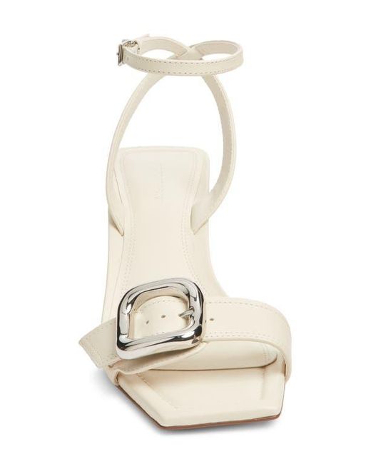 Nordstrom White Simone Ankle Strap Sandal
