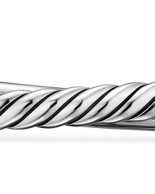 David Yurman Metallic Crossover Two Row Cuff Bracelet