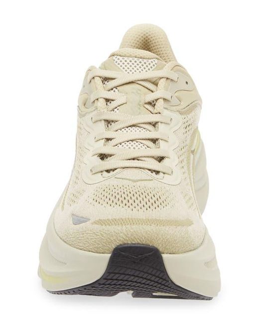 Hoka One One White Bondi 9 Running Shoe for men