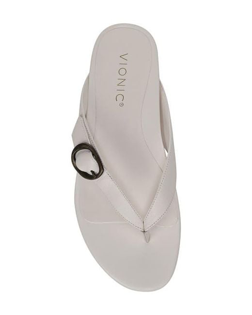 Vionic White Grove Flip Flop