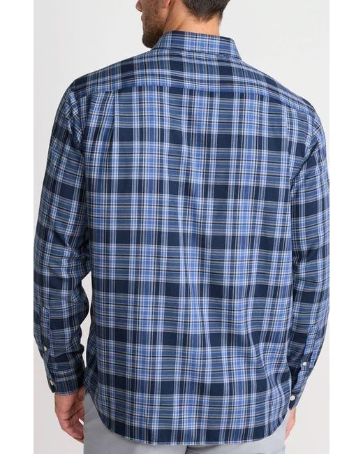 Vineyard Vines Blue Sherburne Plaid Button-Up Shirt for men