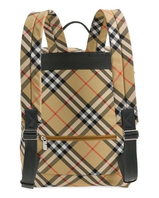 Burberry Multicolor Classics Check Backpack for men