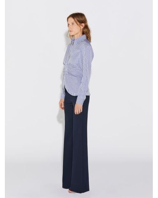 Callas Milano Blue Sierra Classic Stripe Poplin Shirt