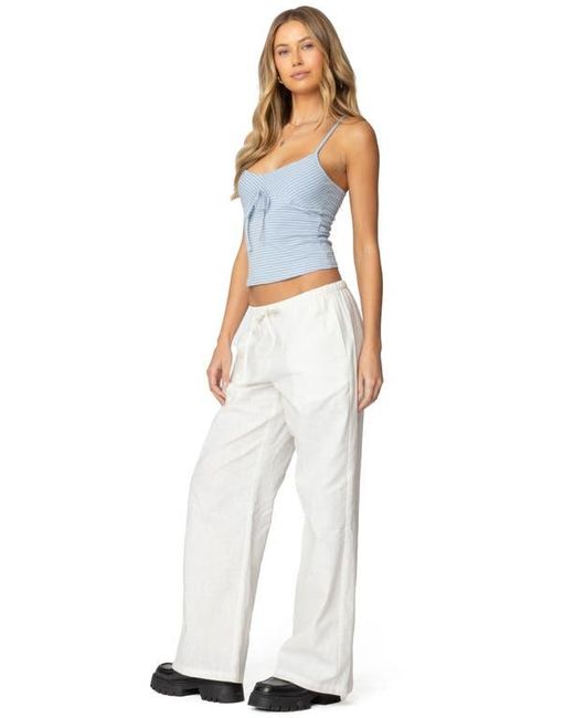 Edikted Blue Tova Stripe Camisole