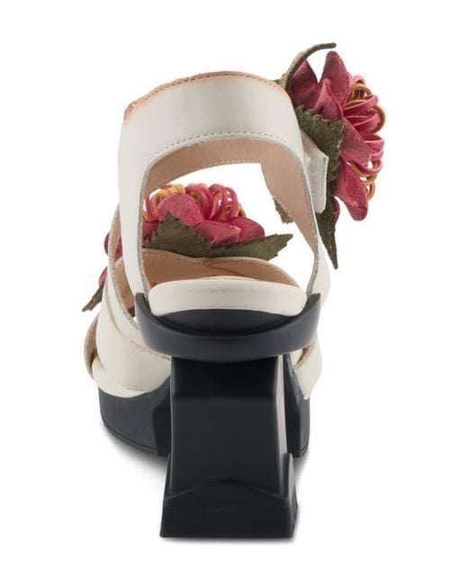 Spring Step Pink Hooked Ankle Strap Sandal