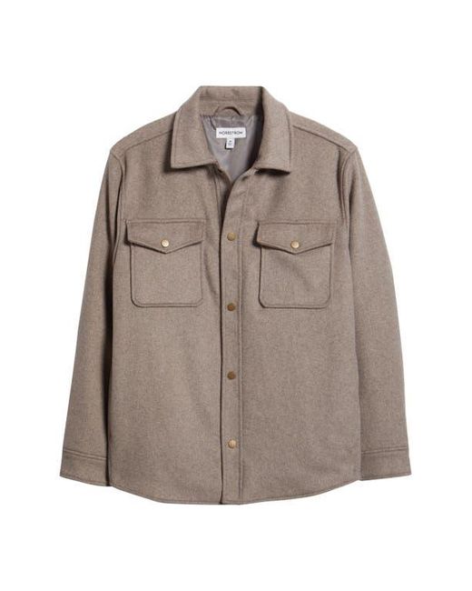 Nordstrom Natural Wool Blend Shirt Jacket for men