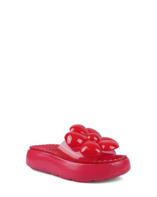 Zigi Red Arria Platform Sandal