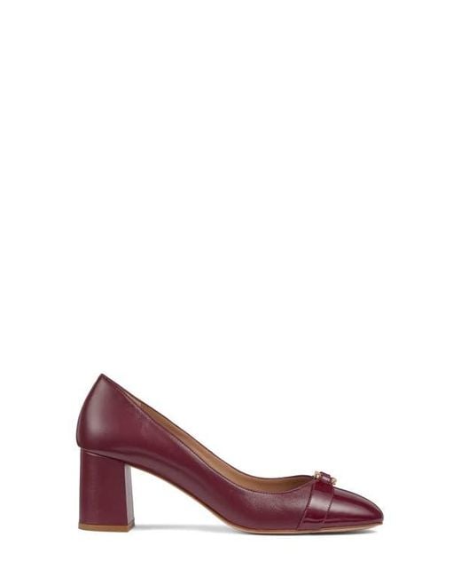 L.K.Bennett Red Kate Block Heel Pump