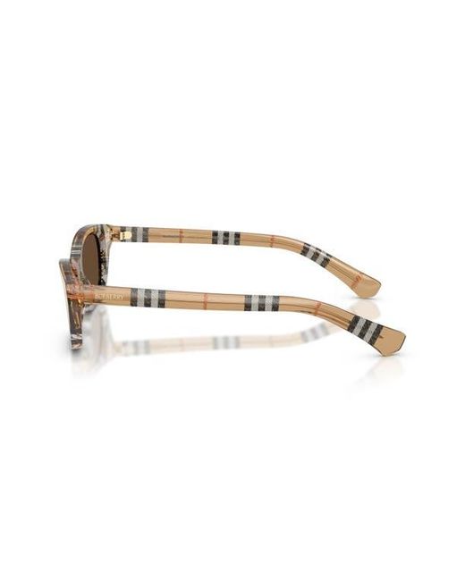 Burberry Brown 52Mm Rectangular Sunglasses