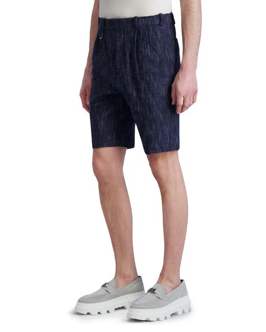 Karl Lagerfeld Blue Cotton Shorts for men