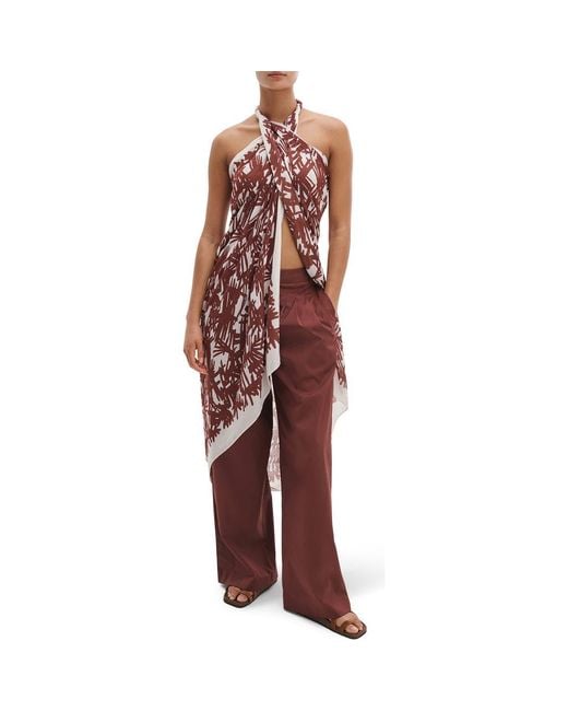 Rag & Bone Red Sally Sarong