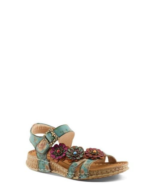 Spring Step White Off Center Sandal