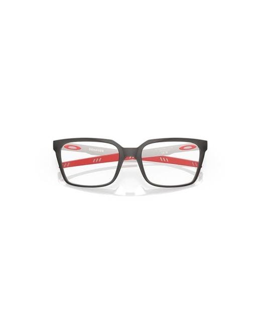 Oakley Brown 53Mm Rectangle Optical Glasses for men