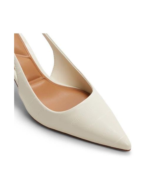 ALDO White Calantha Singback Pump