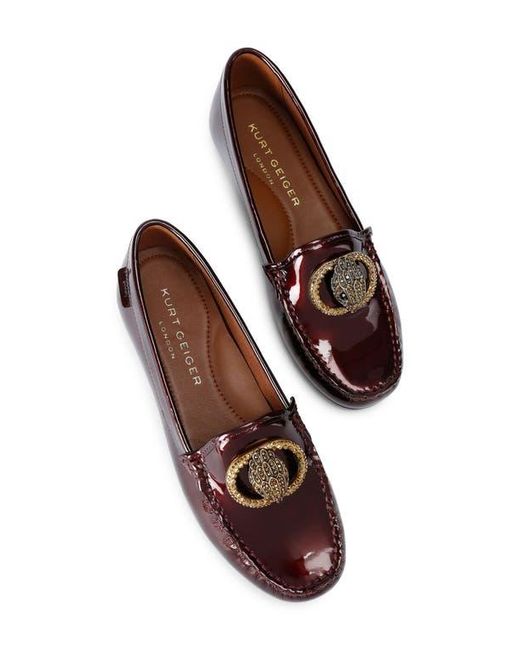 Kurt Geiger Chelsea Croc Embossed Loafer in Brown | Lyst display picture 1