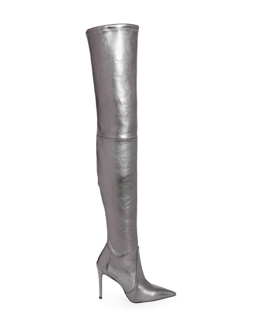 Stuart Weitzman Ultrastuart 100 Stretch Pointed Toe Over The Knee Boot