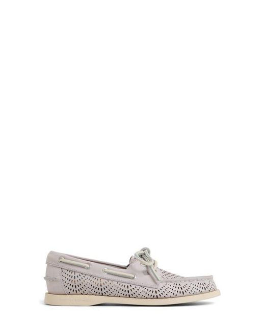 Sperry Top-Sider White Perforated Loafer