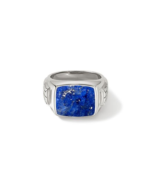 John Hardy Blue Lapis Lazuli Signet Ring for men