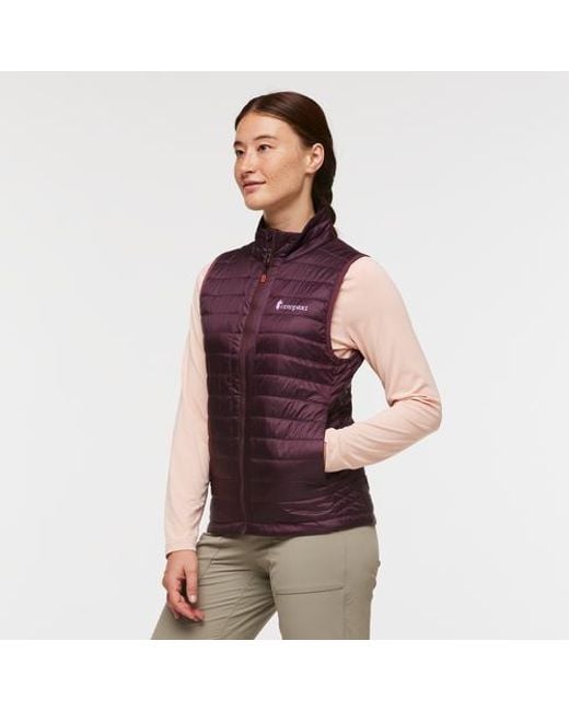 Cotopaxi Capa Insulated Vest - Plus Size - Women's Wine/Amethyst 1X Cotopaxi Women\u0027s 1X Capa Insulated Vest Light Blue Green NWT Puff