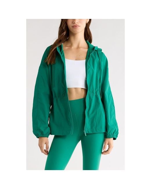 Zella Green Day To Day Cinched Jacket