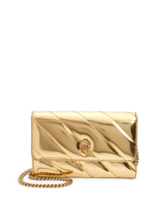 Kurt Geiger Soho Leather Wallet On A Chain in Natural Lyst