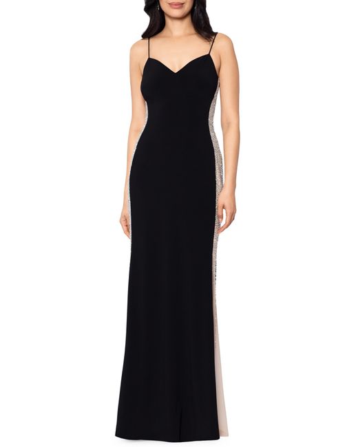 Xscape Rhinestone Embellished Gown in Black Lyst