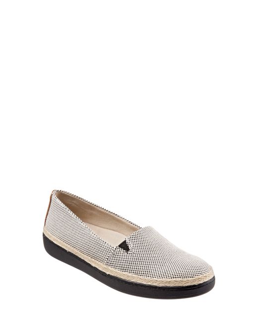 Trotters White Accent Slip-on
