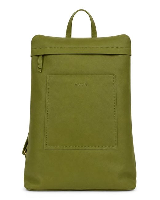 Écotorie Green Willow Leather Backpack