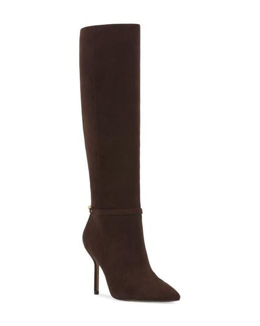 Vince Camuto Brown Mirtha Pointed Toe Knee High Boot