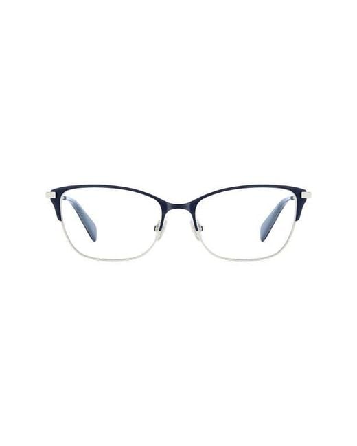 Kate Spade Blue Lidia 54Mm Rectangular Reading Glasses