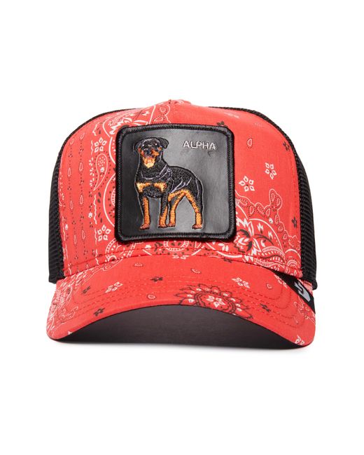 Goorin Bros Red Without Warning Trucker Hat for men