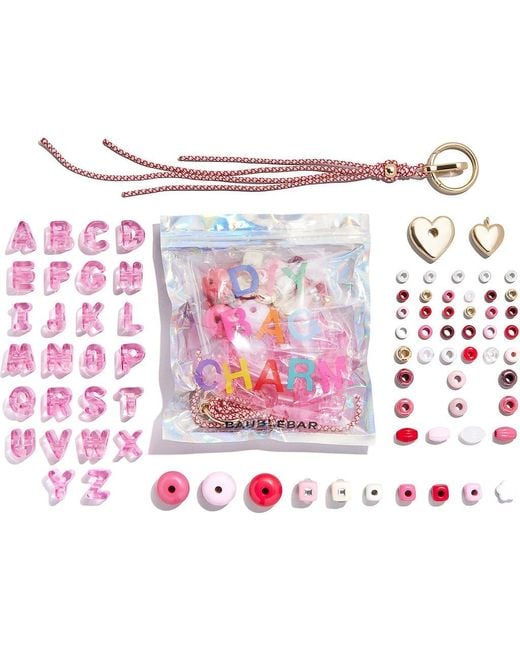 BaubleBar White The Mini Diy Bag Charm Bead Kit