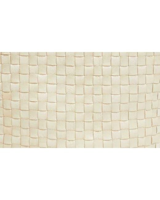 Clare V. Metallic Petite Jeanne Woven Shoulder Bag