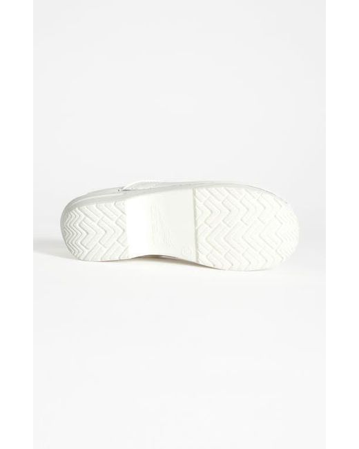 Dansko White 'Professional' Clog