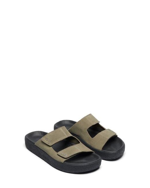 Veja Brown Etna Slide Sandal
