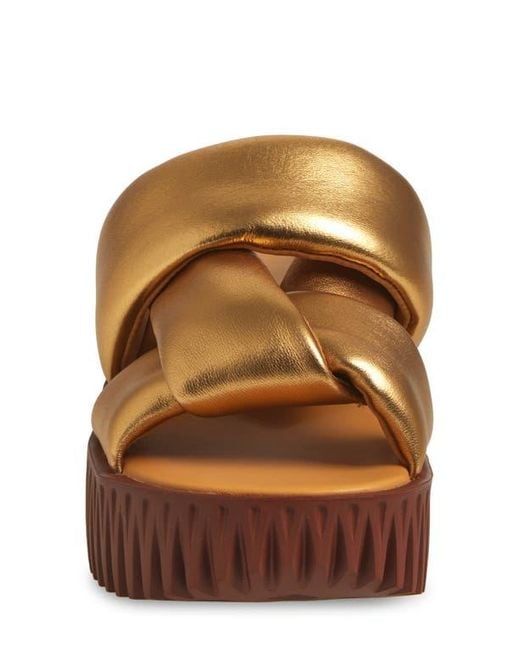 4Ccccees Brown Plia Semo Platform Sandal