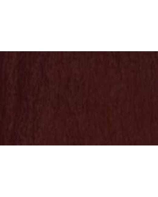 Jason Wu Red Crinkled Satin Straight Leg Trousers
