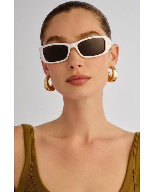 Le Specs Multicolor Du Jour 60Mm Rectangular Sunglasses