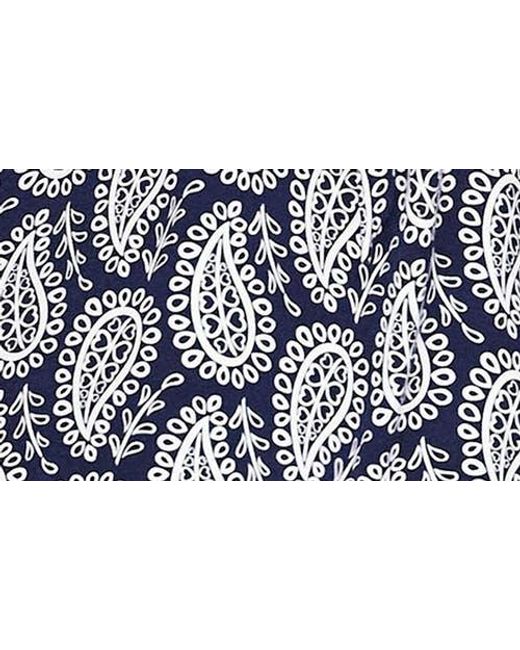 Boden Blue Nicola Paisley Print Jersey Dress