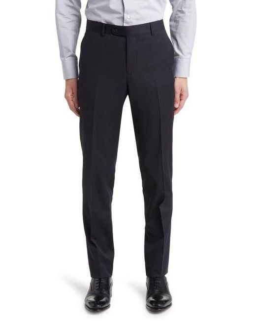 Daniel Hechter Black Norris Solid Wool Suit for men