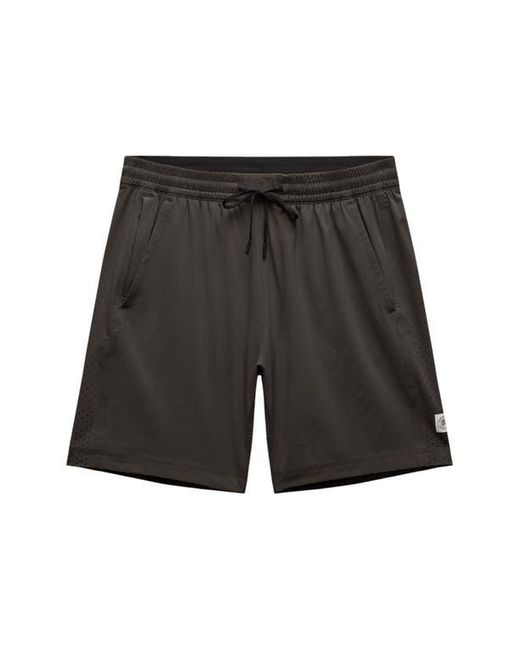 Reigning Champ Black 7-Inch Performance Nylon Training Shorts for men
