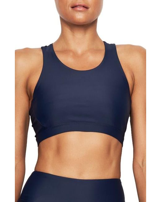Heroine Sport Blue Body Racerback Sports Bra